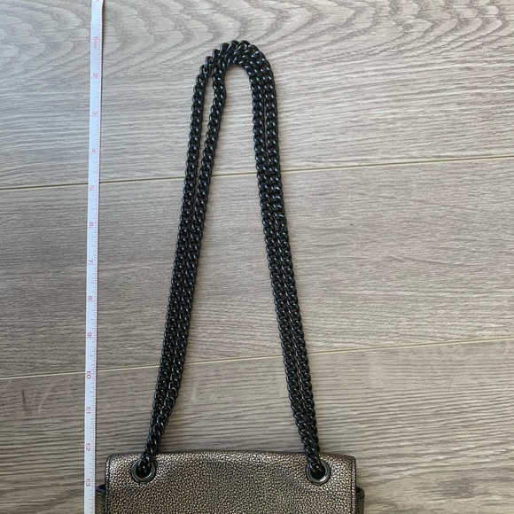 COACH metallic gold/bronze crossbody purse - Picture 6 of 8